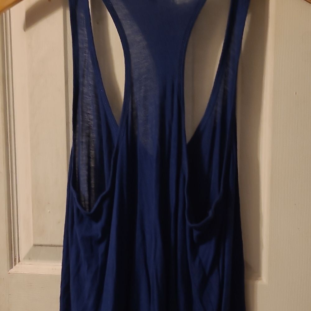 Express Blue Backless Tank Top - Picture 10 of 11